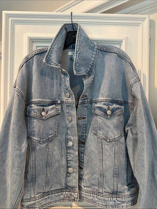 Vuori Jackets & Blazers - Vuori Women's Oversized Light Blue Denim Jacket